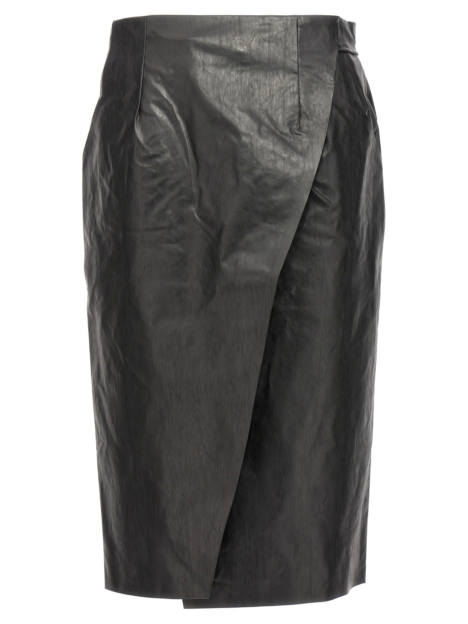 Kassl Editions Wrap Skirt Oil Skirt