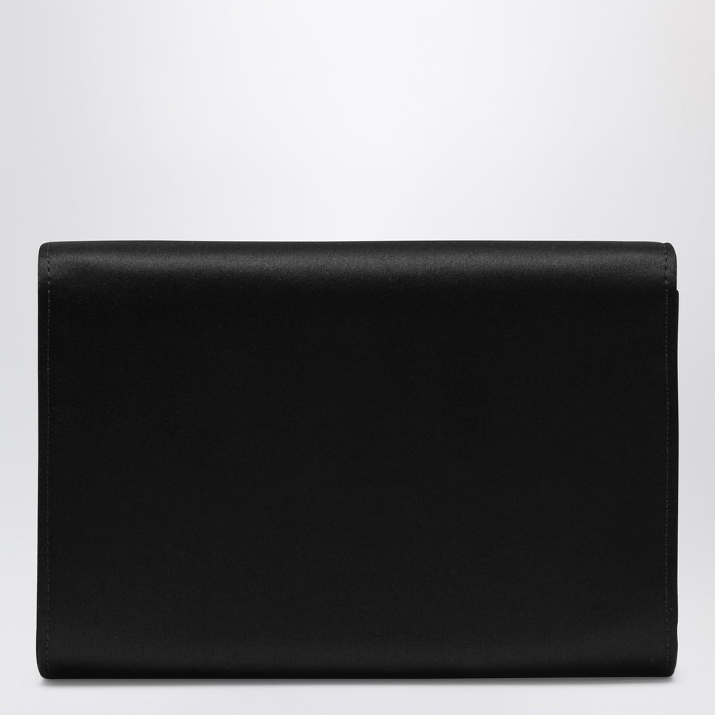 ROGER VIVIER Efflorescence Mini Clutch black in satin