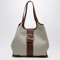 ROGER VIVIER Viv' Choc Medium Shopping Bag natural coloured