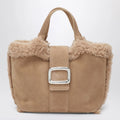 ROGER VIVIER Viv' Choc Mini leather shopping bag