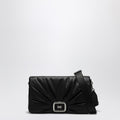ROGER VIVIER Viv'' Choc Large black leather bag