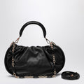 ROGER VIVIER Viv'' Choc Royal black leather hobo bag