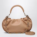 ROGER VIVIER Viv'' Choc Royal desert leather hobo bag