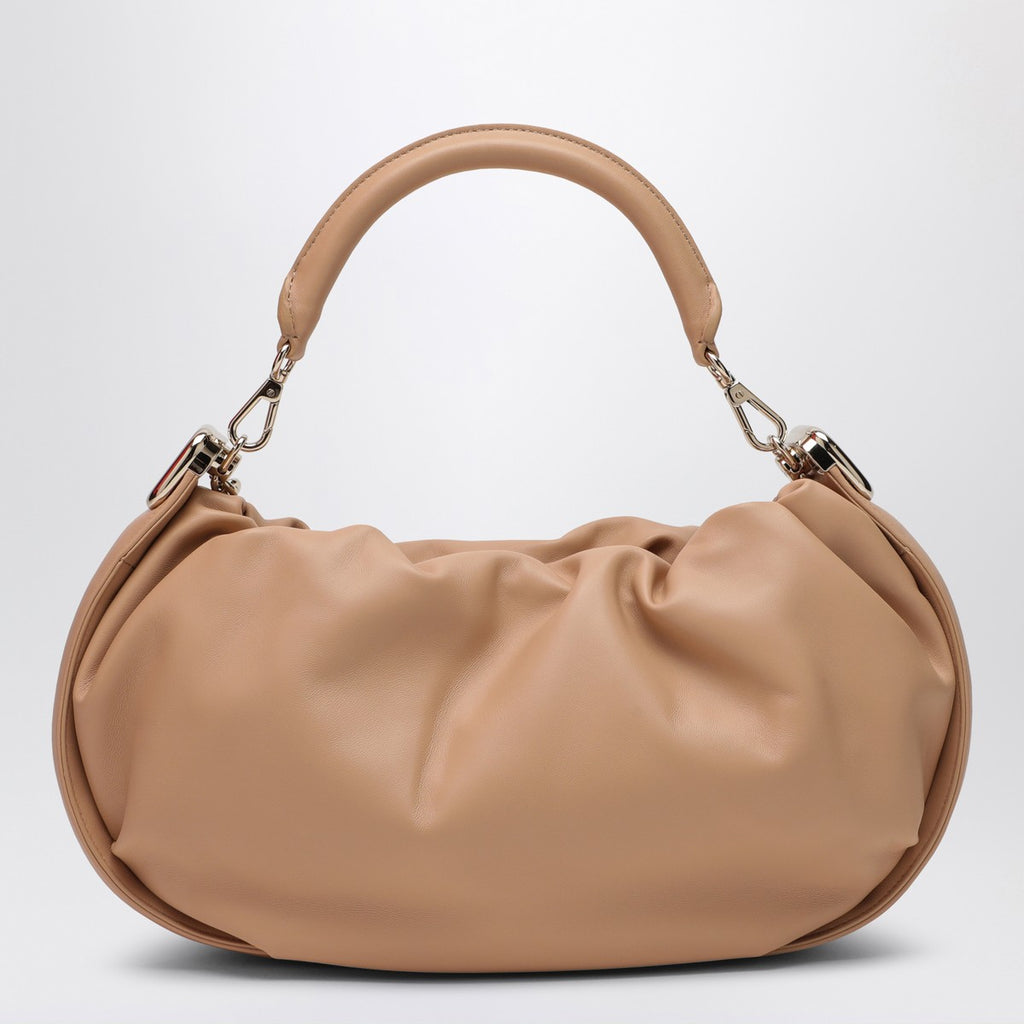 ROGER VIVIER Viv'' Choc Royal desert leather hobo bag