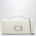 ROGER VIVIER Belle Vivier Clutch white