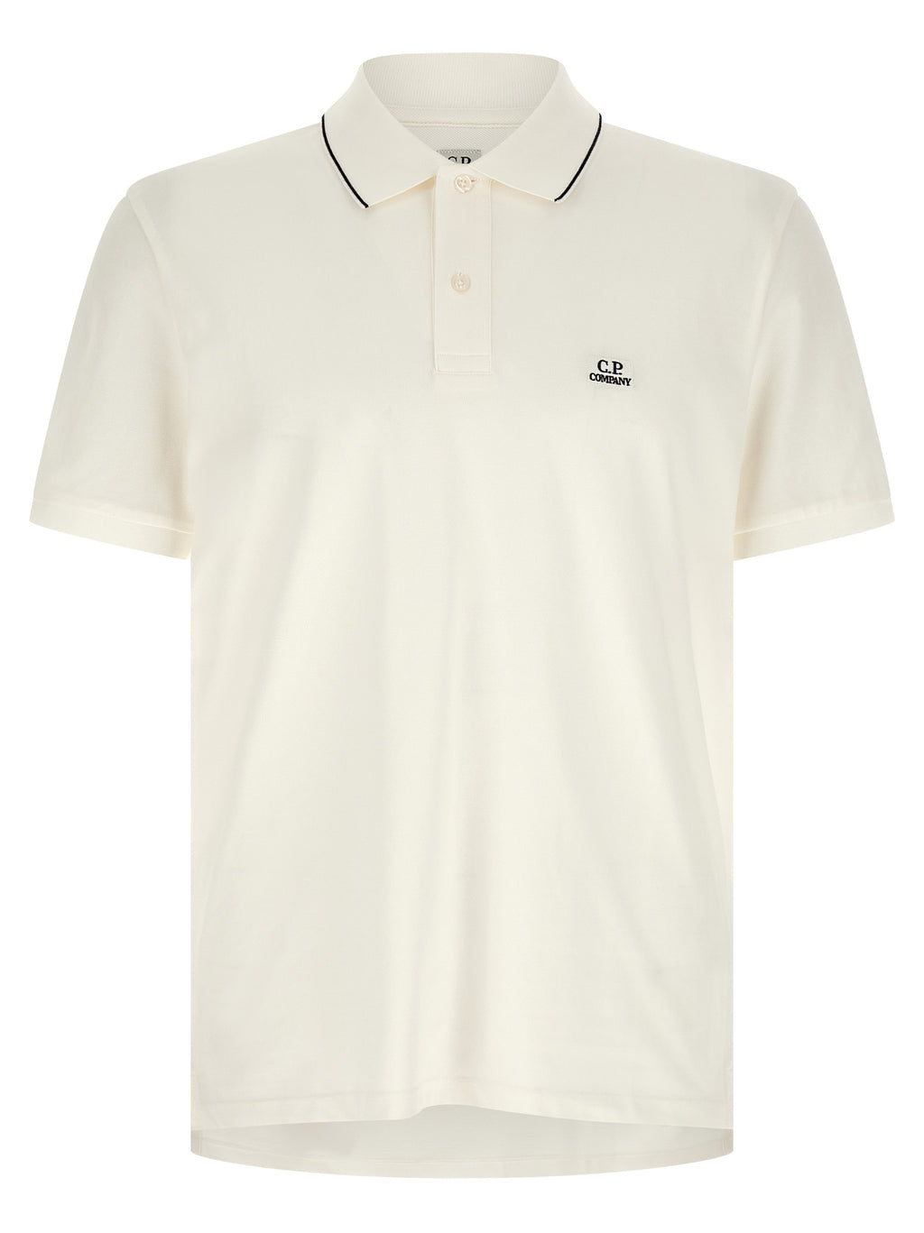 C.p. Company Logo Patch Polo Shirt