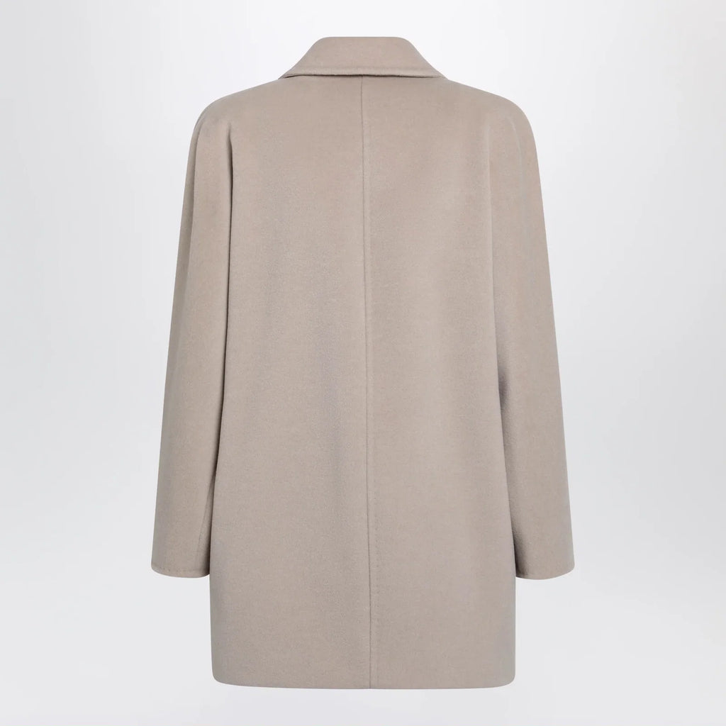 Max Mara Short 101801 Icon Coat in light beige