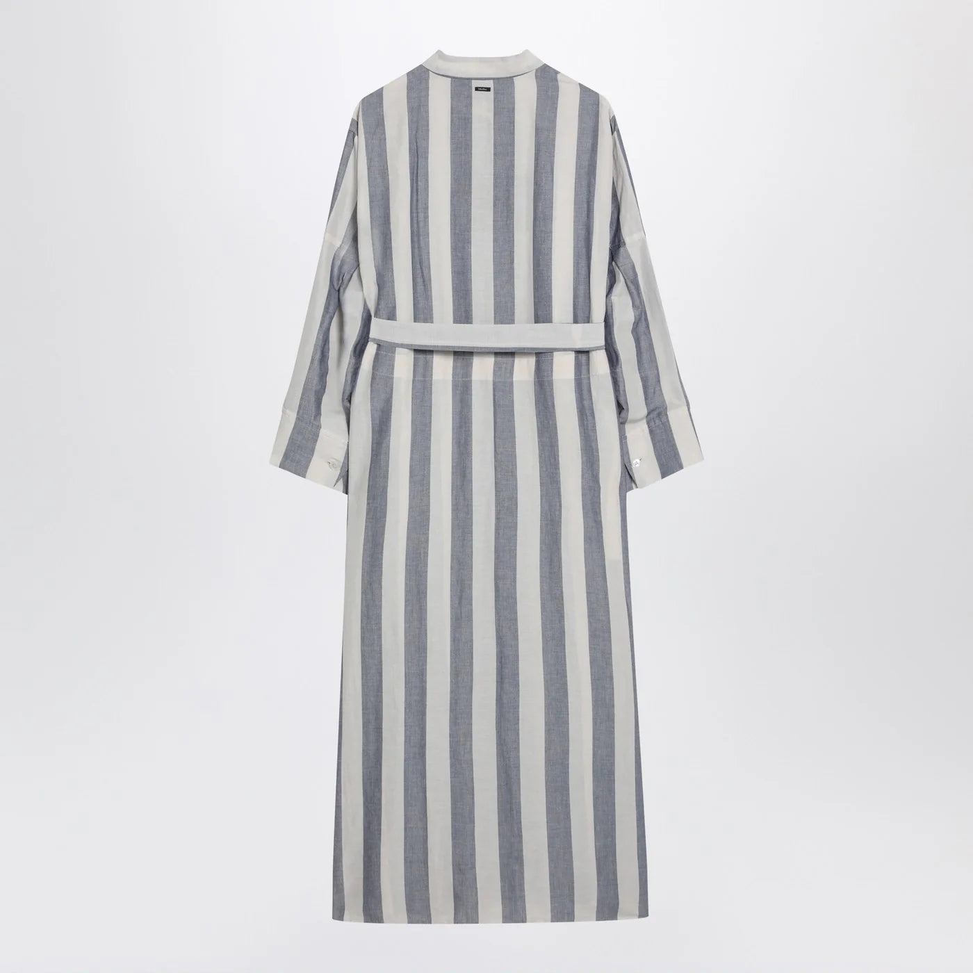 S Max Mara White/blue striped shirt dress
