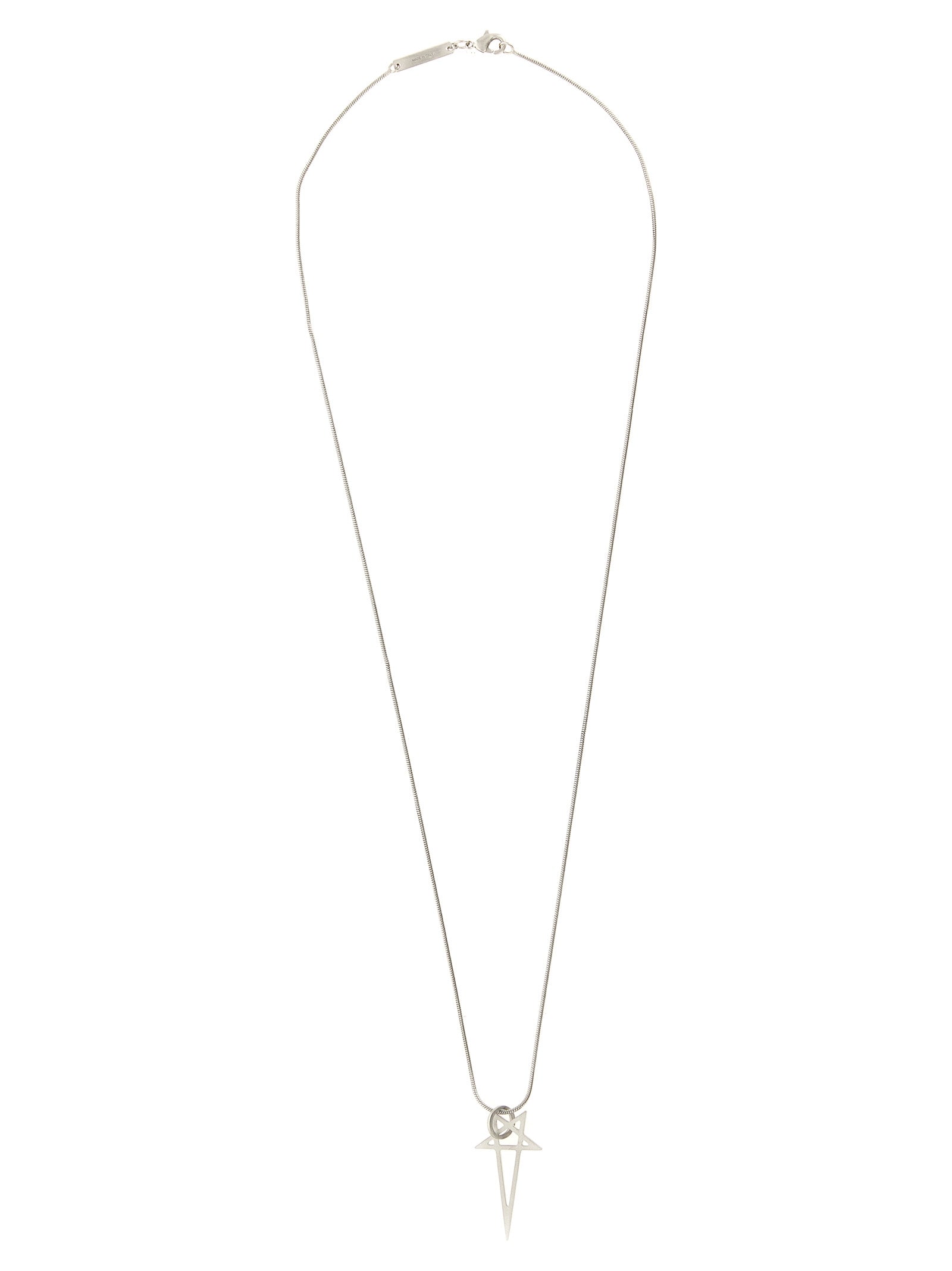 Rick Owens Pentagram Necklace