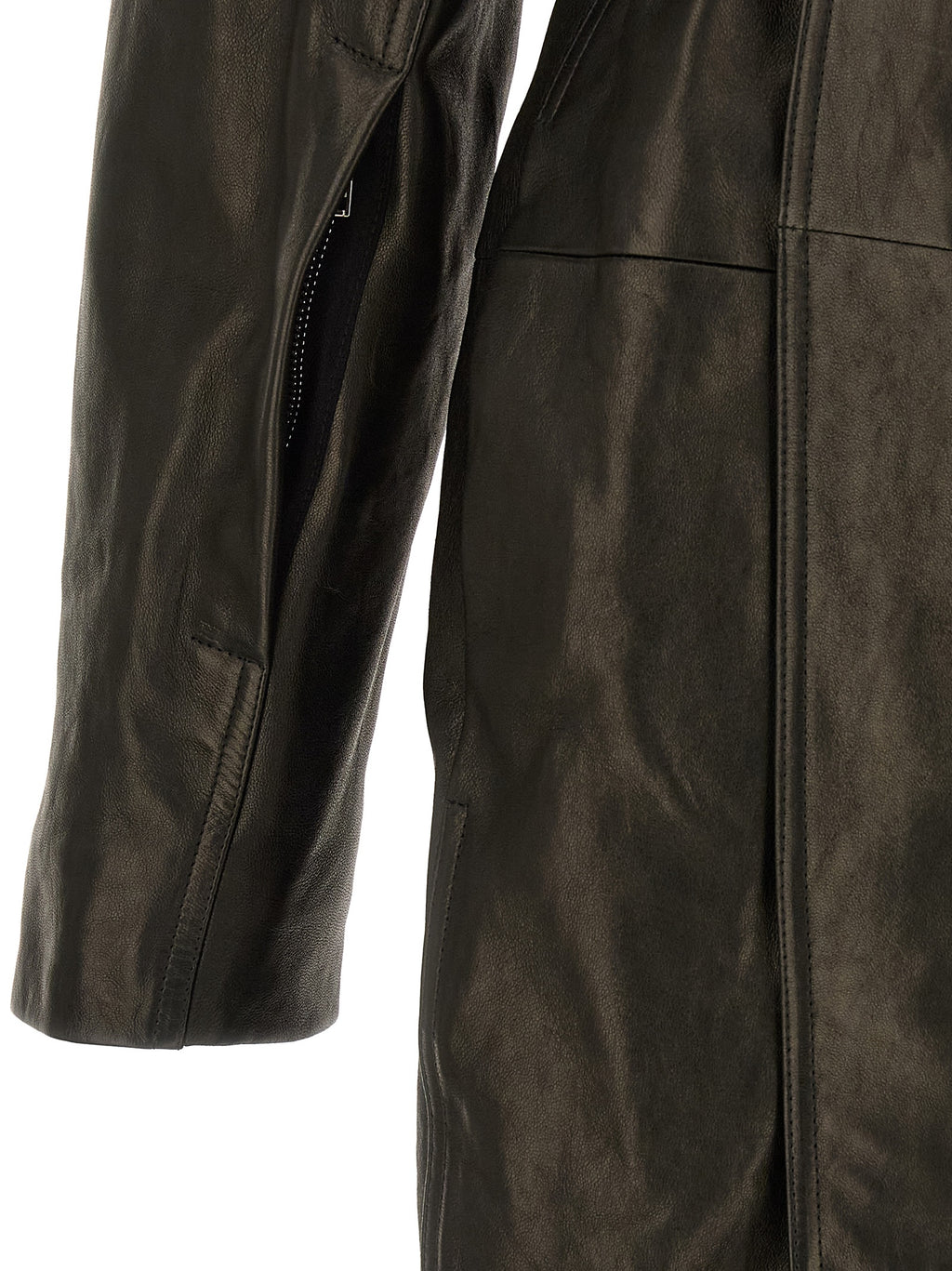 Rick Owens Dracucollar Belted Coat