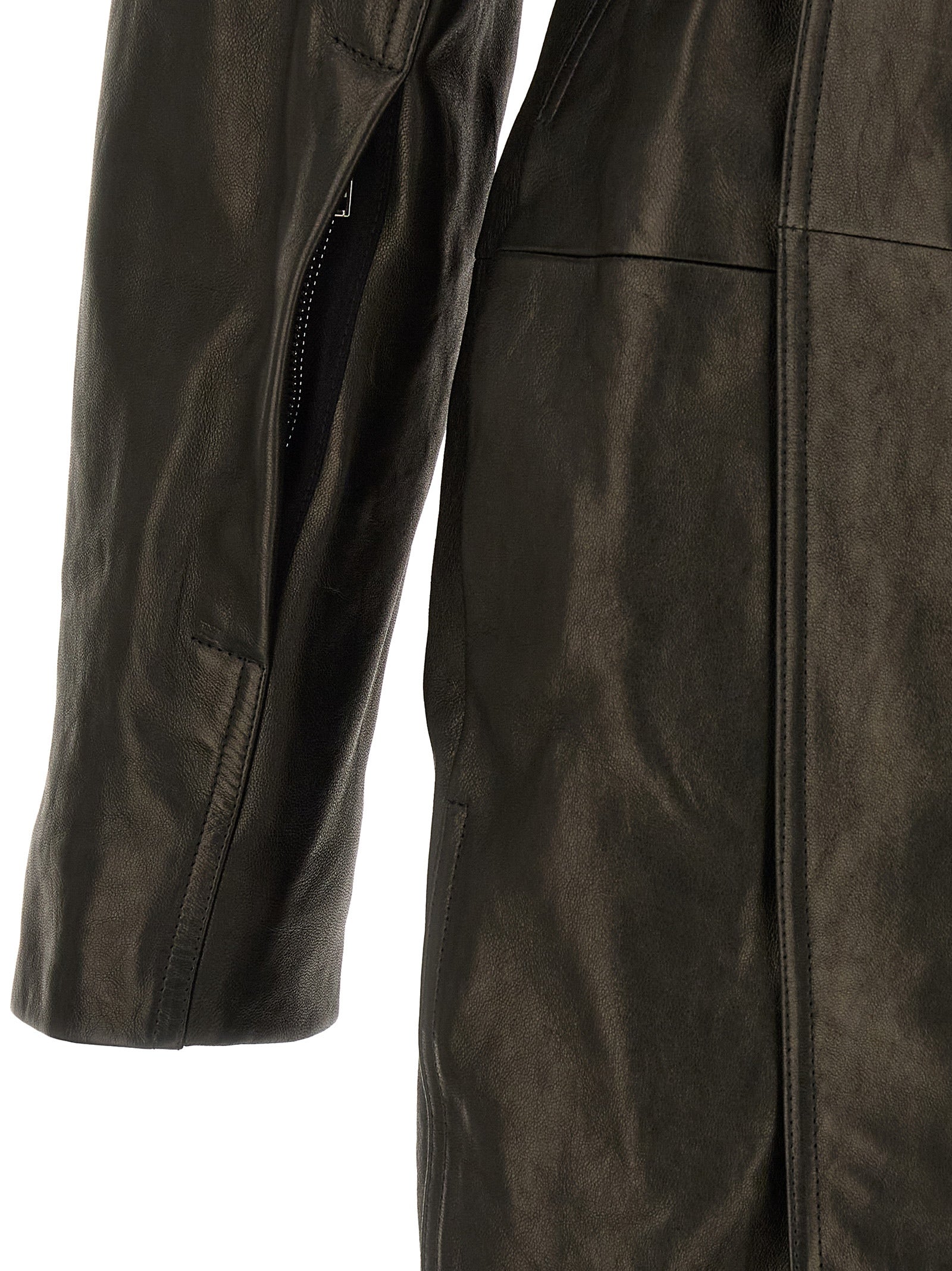Rick Owens Dracucollar Belted Coat