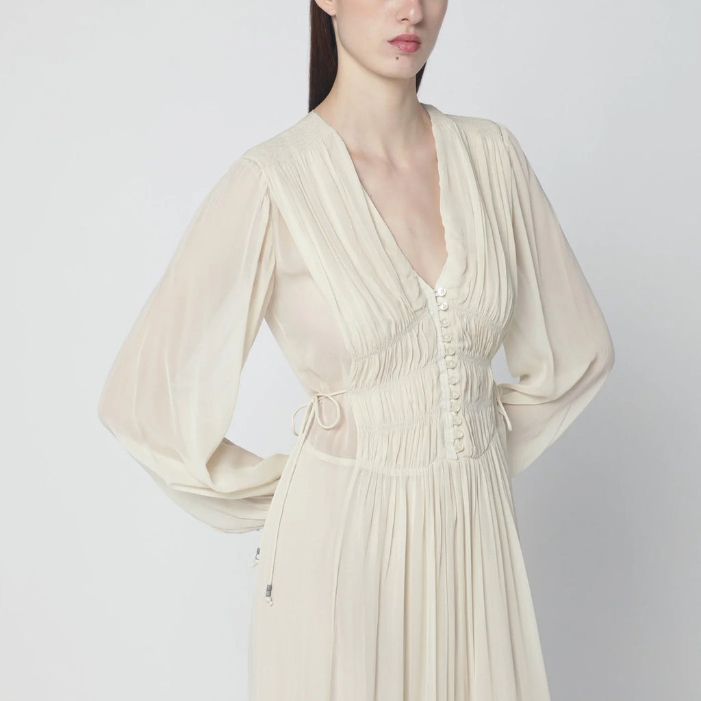 ISABEL MARANT Étoile Briane long ecru dress