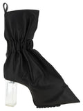Rick Owens Pull On Cuffed Taquito Ankle Boots