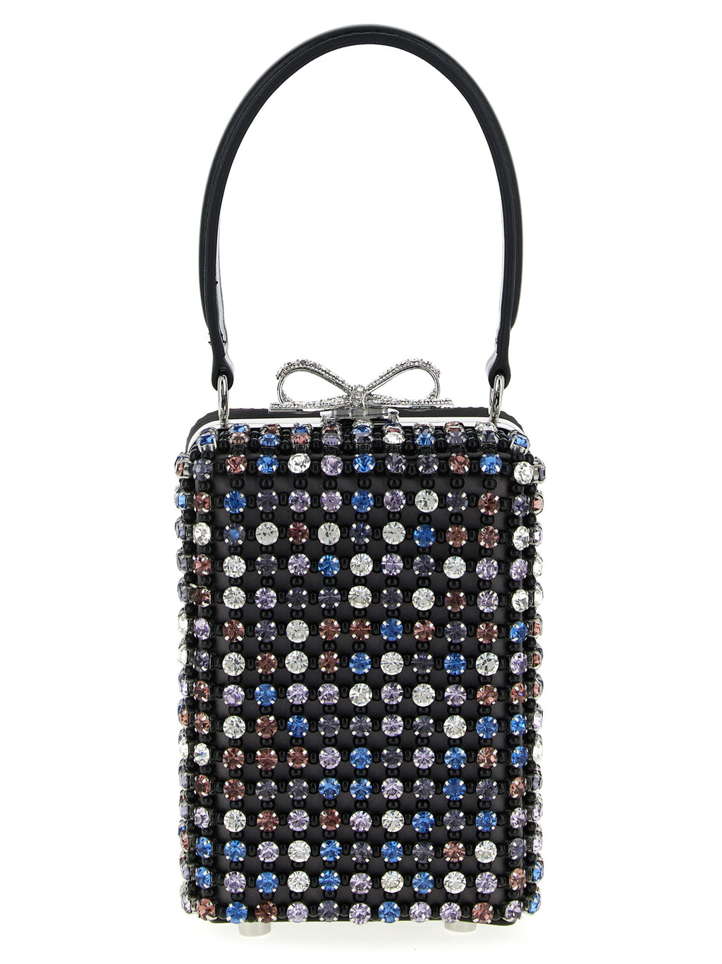 Self-Portrait Self Portrait Multi Crystal Chainmail Handbag