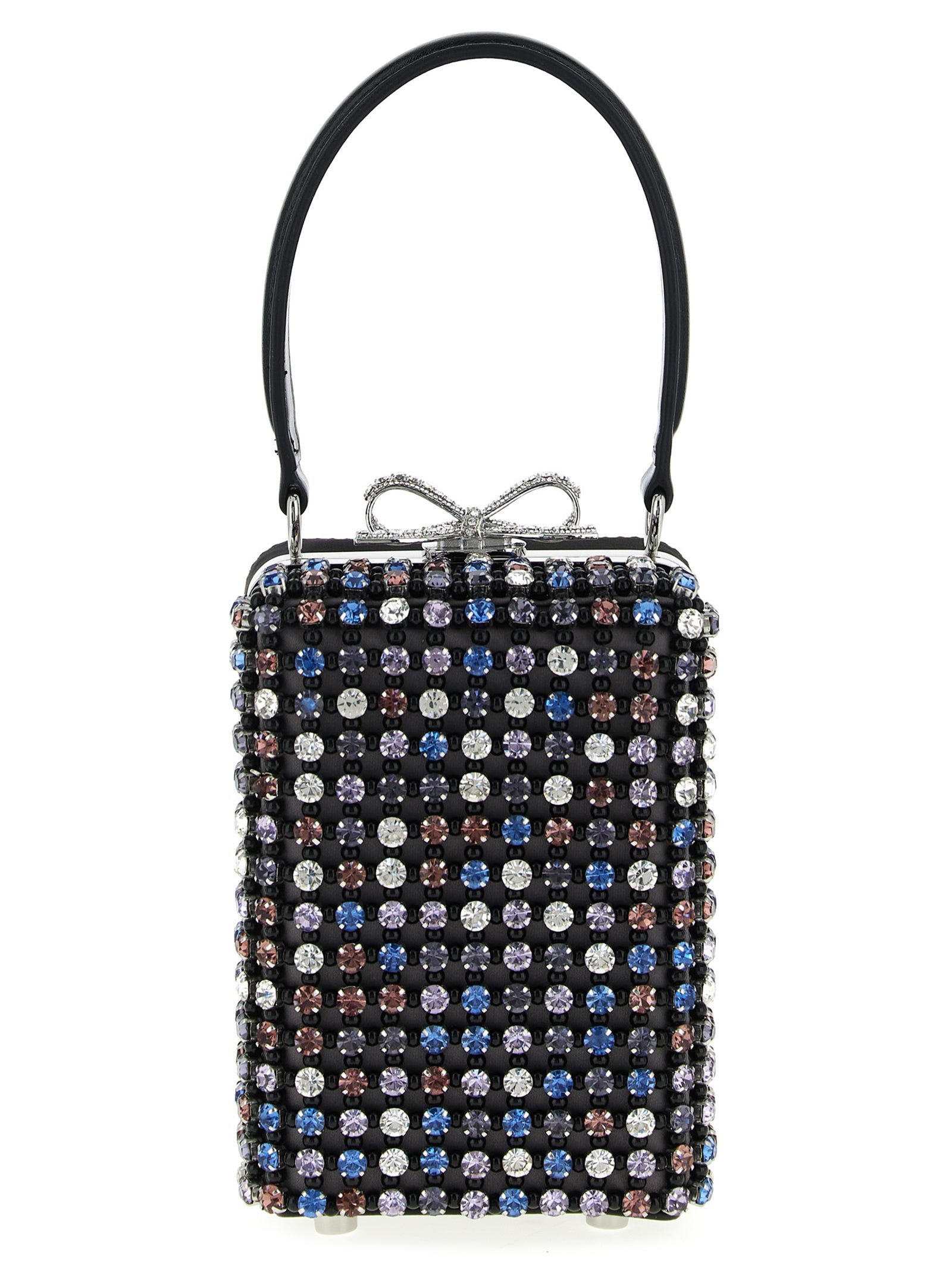 Self-Portrait Self Portrait Multi Crystal Chainmail Handbag
