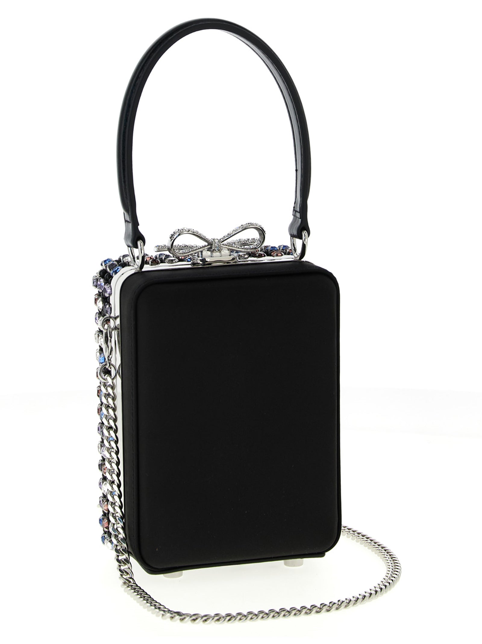 Self-Portrait Self Portrait Multi Crystal Chainmail Handbag