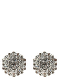 Self-Portrait Crystal Flower Earrings