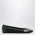ROGER VIVIER Black patent leather ballet flats
