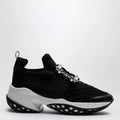 ROGER VIVIER Black Viv Run strass buckle sneakers