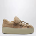 ROGER VIVIER Brown Viv' Up suede sneaker