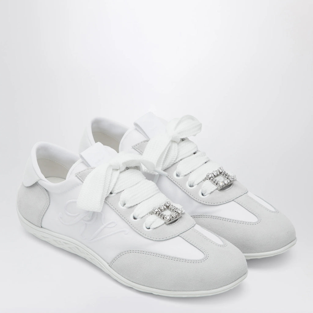 ROGER VIVIER Viv Low sneakers in white suede