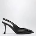 ROGER VIVIER Viv in the City' nappa leather slingbacks black