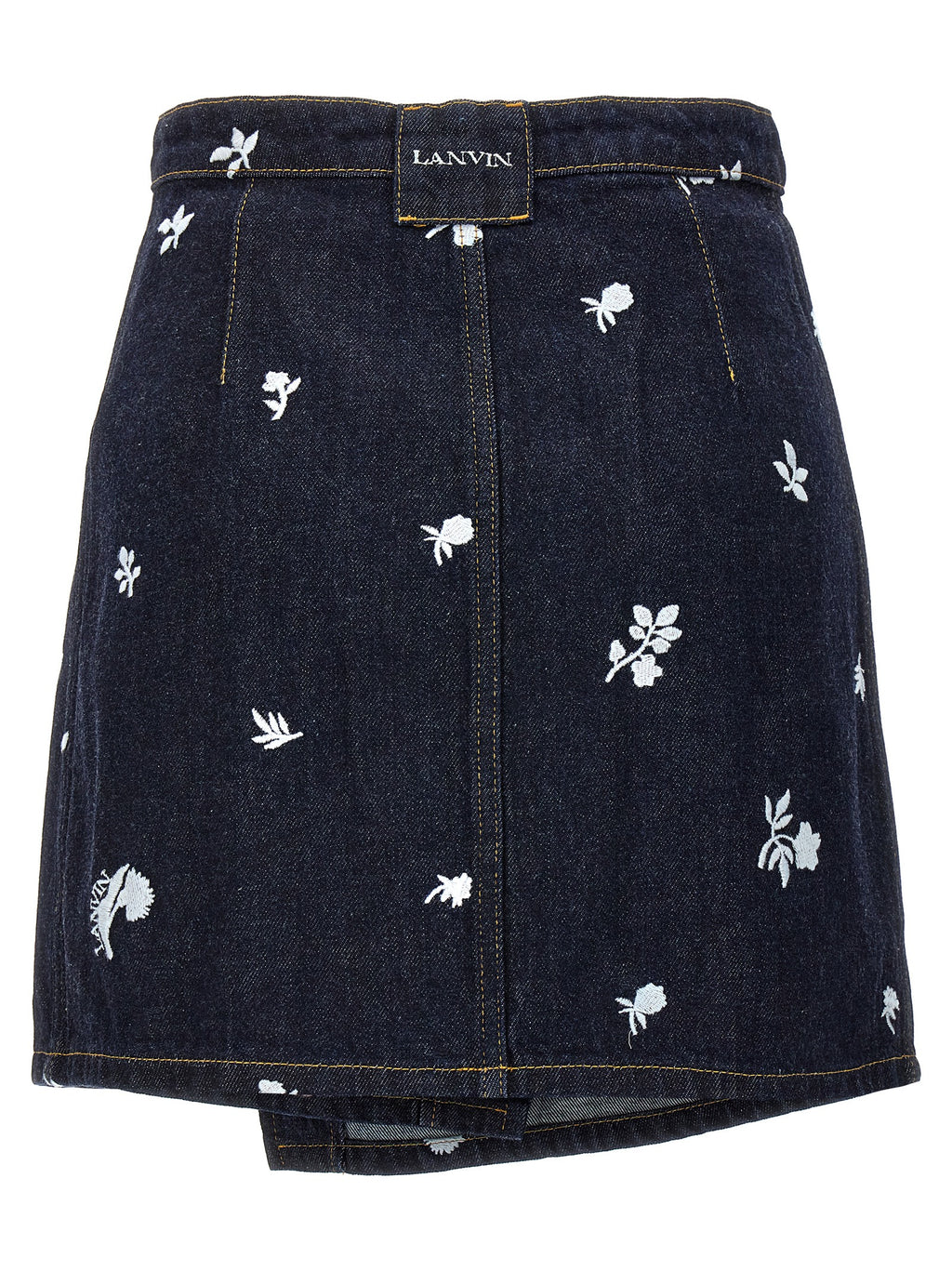 Lanvin All-over Embroidery Skirt