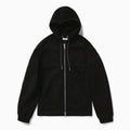1989 STUDIO Black denim zip hoodie