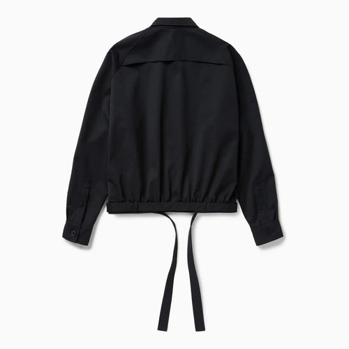1989 STUDIO Dark blue short trench jacket