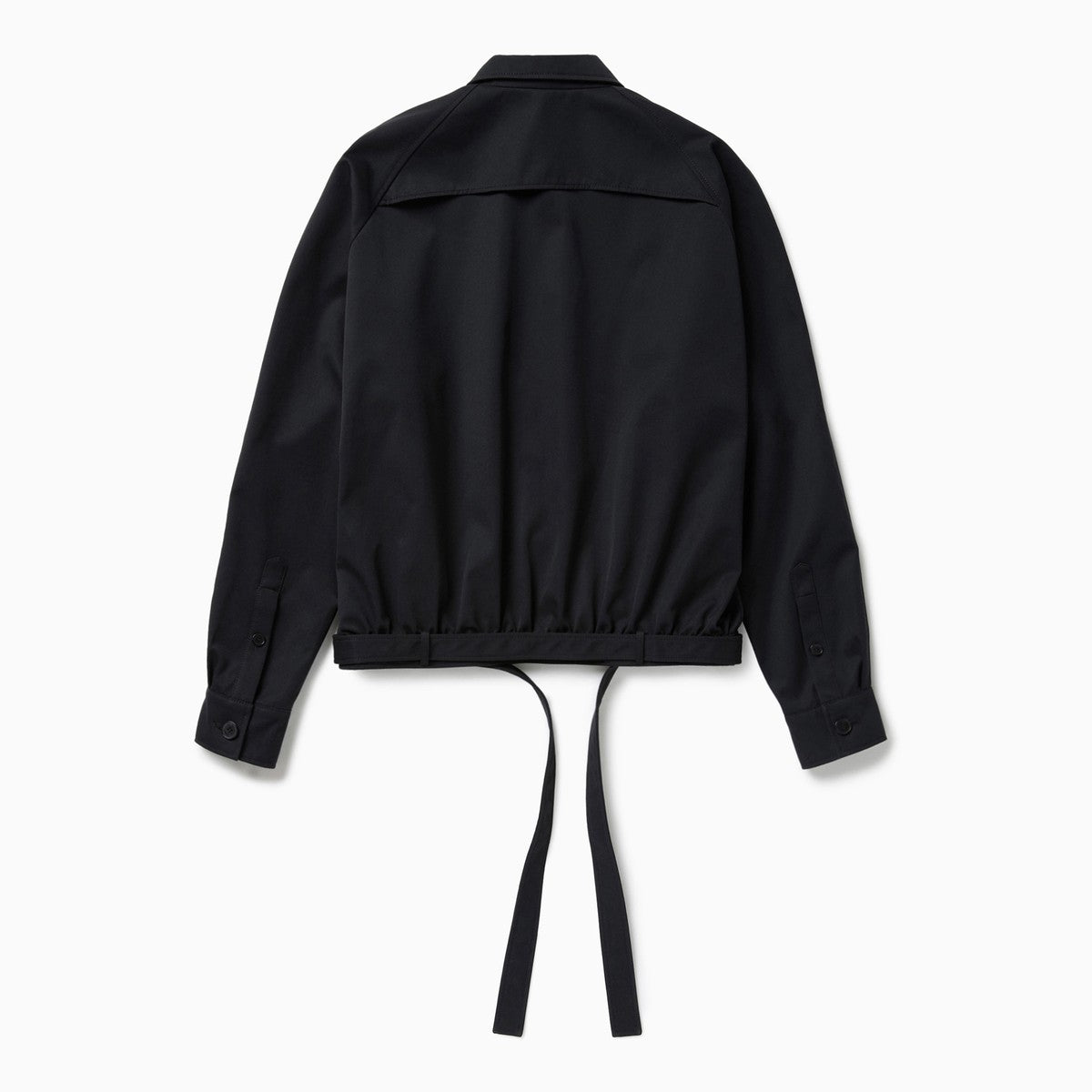 1989 STUDIO Dark blue short trench jacket