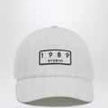 White striped 1989 Studio baseball cap