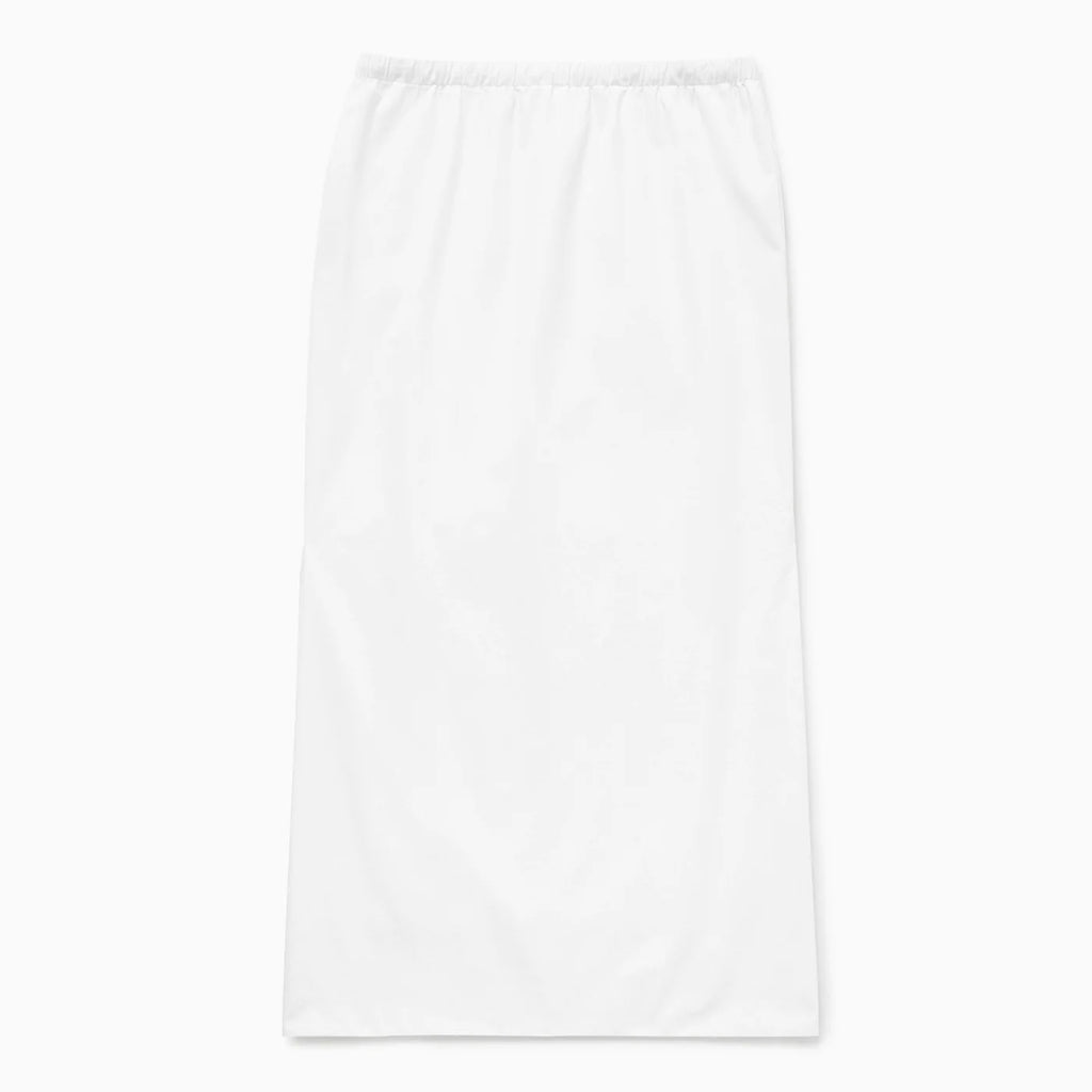 1989 STUDIO Long asymmetric skirt white