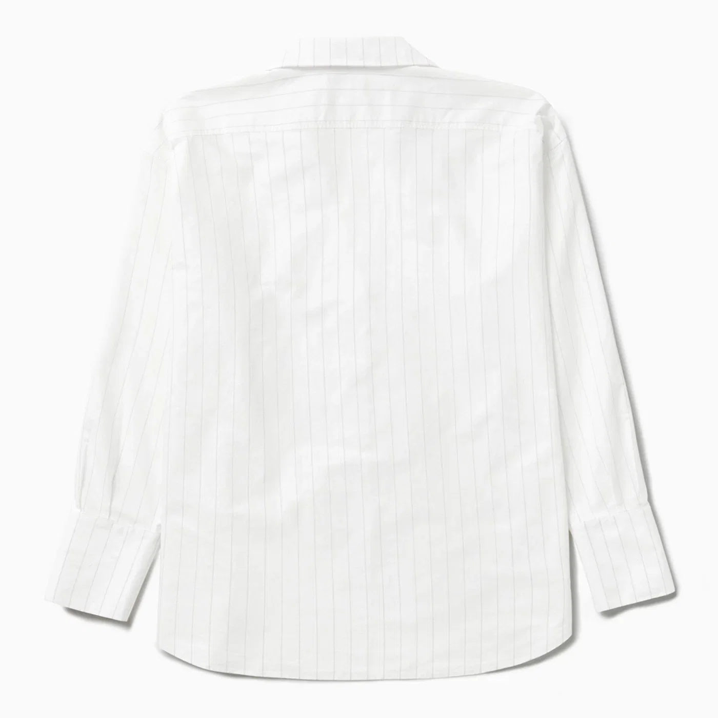 1989 STUDIO Striped l/s shirt dress white