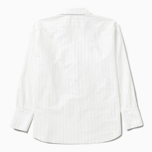 1989 STUDIO Striped l/s shirt dress white