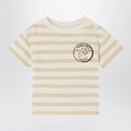 Bonpoint Gaye beige striped T-shirt