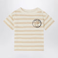 Bonpoint Gaye beige striped T-shirt