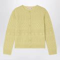 Bonpoint Enza light green cashmere cardigan