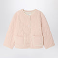 Bonpoint Lorelei light pink quilted jacket