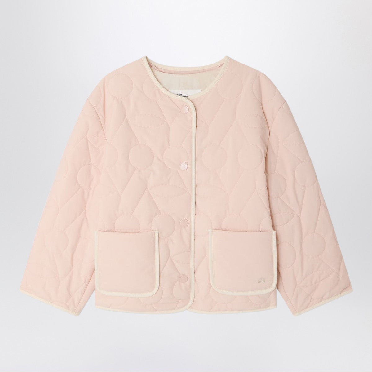 Bonpoint Lorelei light pink quilted jacket