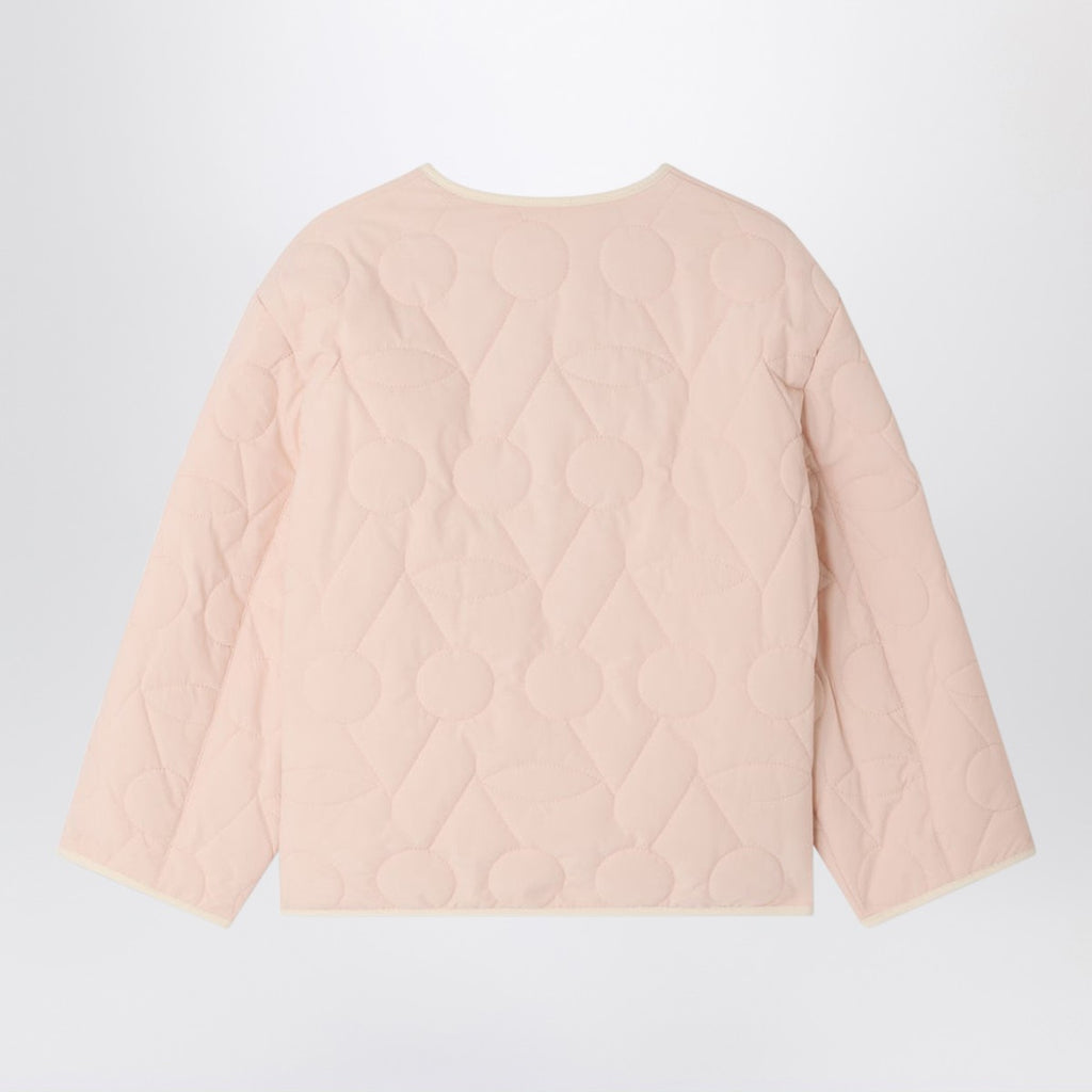 Bonpoint Lorelei light pink quilted jacket