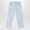 Bonpoint Eloha denim jeans with jacquard cherries