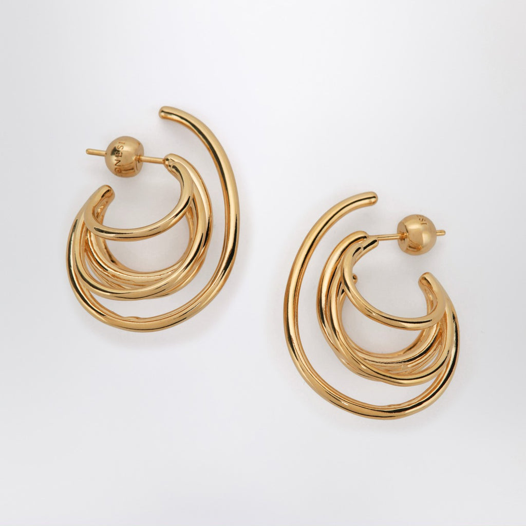 Panconesi Circular earrings in gold tone