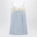 Maison Margiela Taped slip dress in cupro light blue