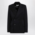 Maison Margiela Black double-breasted jacket in wool