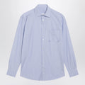 Maison Margiela Striped shirt in light blue cotton