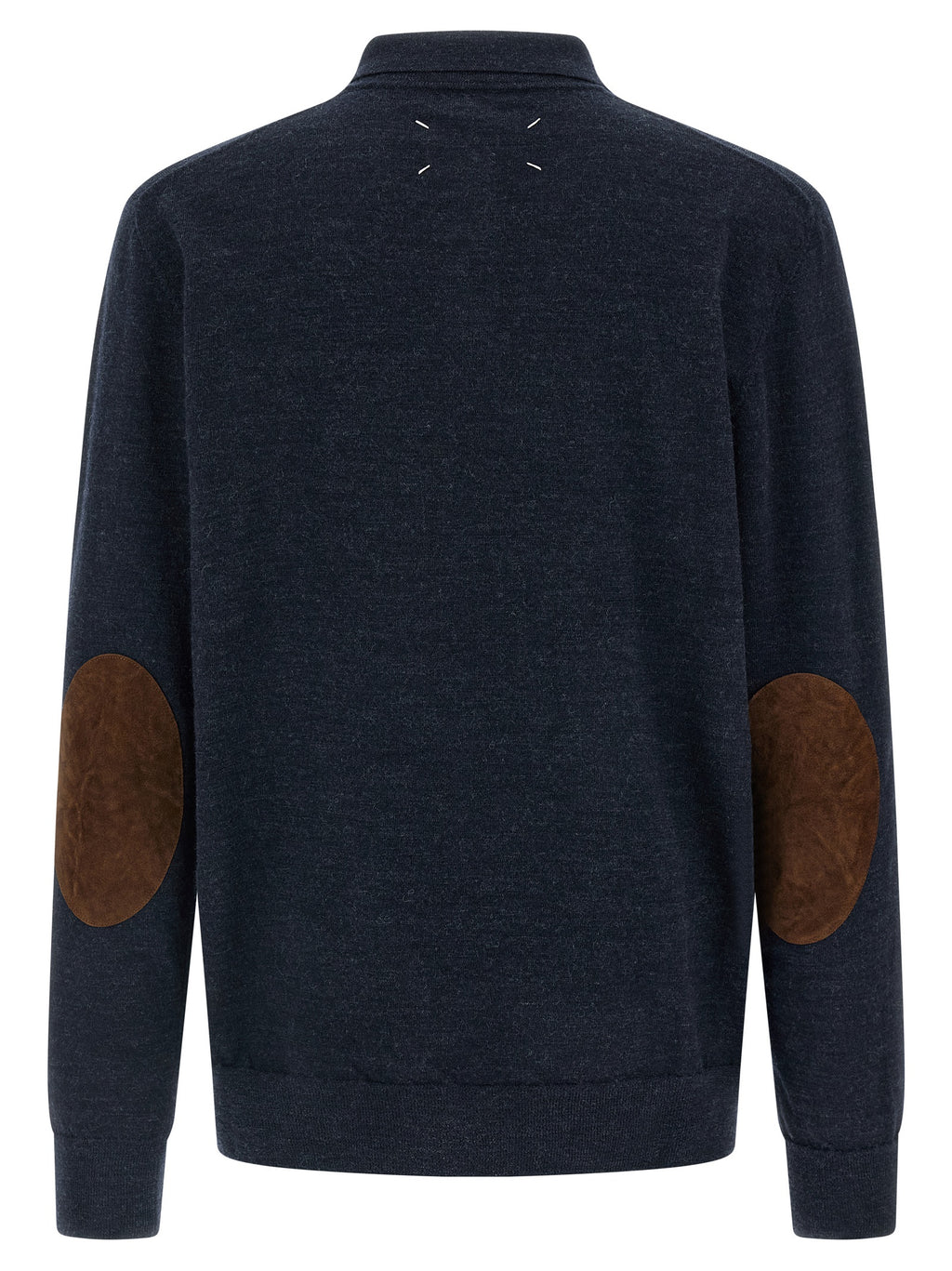 Maison Margiela Suede Patch Polo Shirt