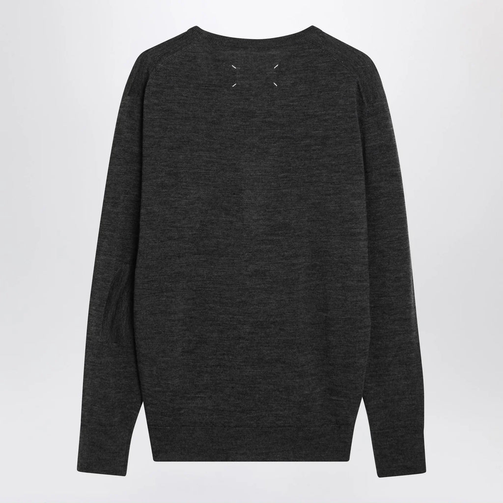 Maison Margiela Grey wool-blend sweater