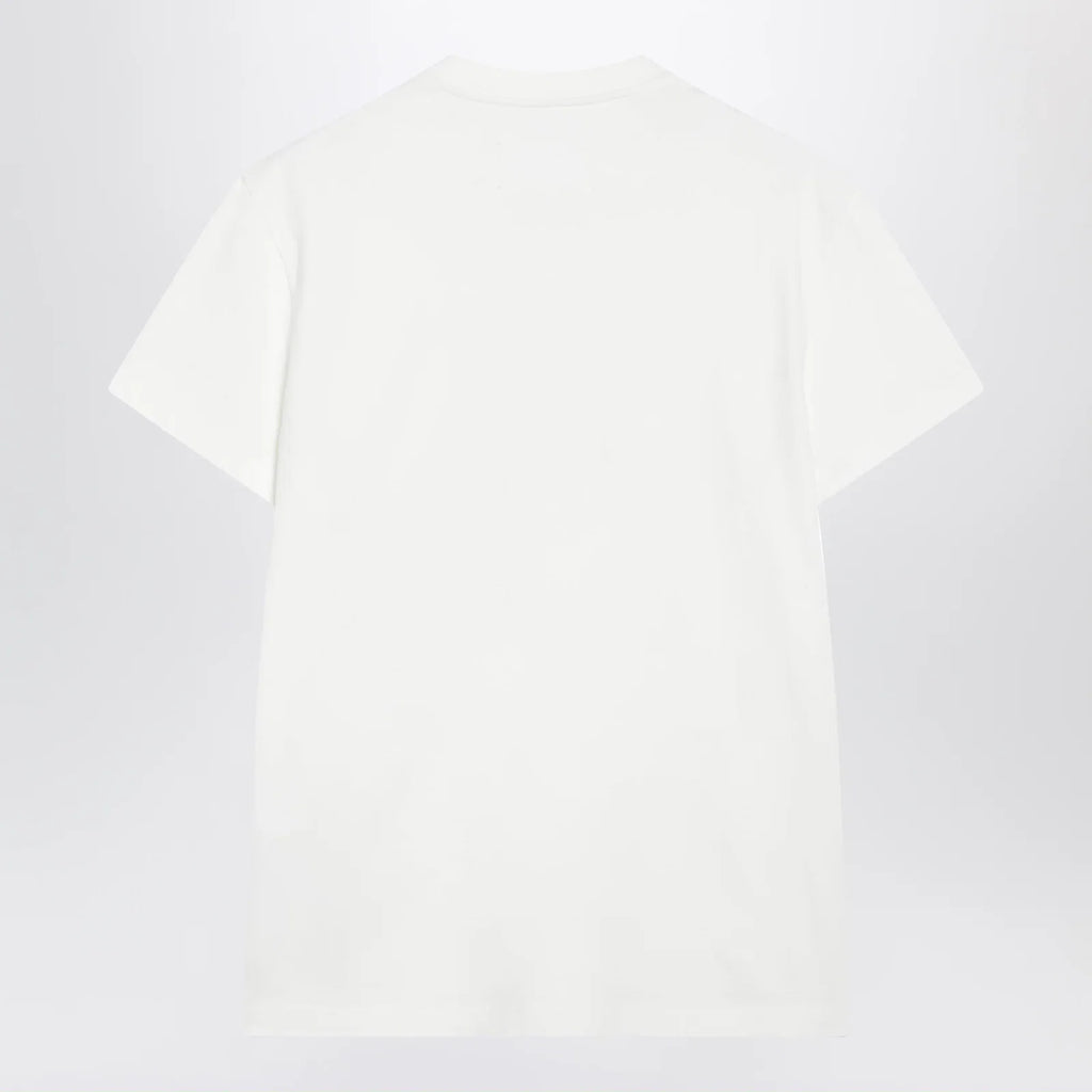 Maison Margiela Double-layer cotton T-shirt in white