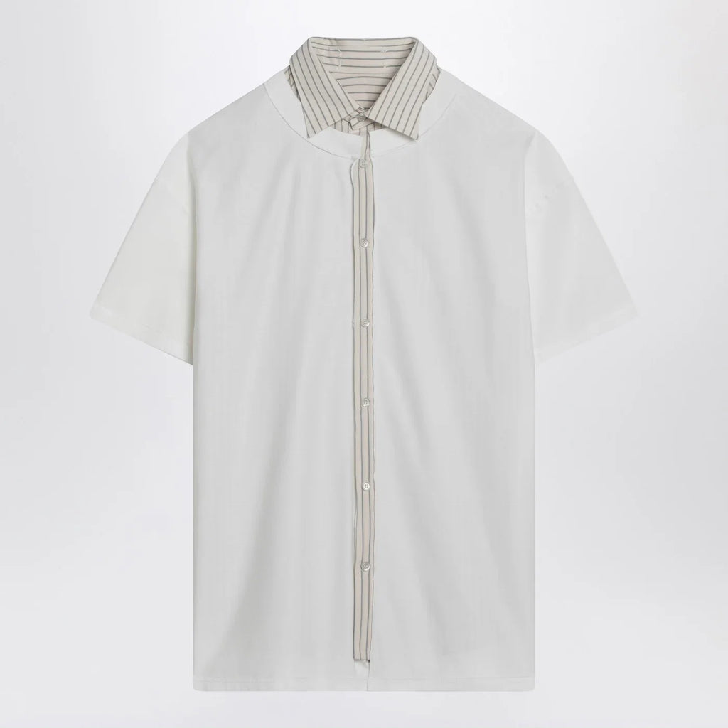 Maison Margiela White reversed shirt T-shirt