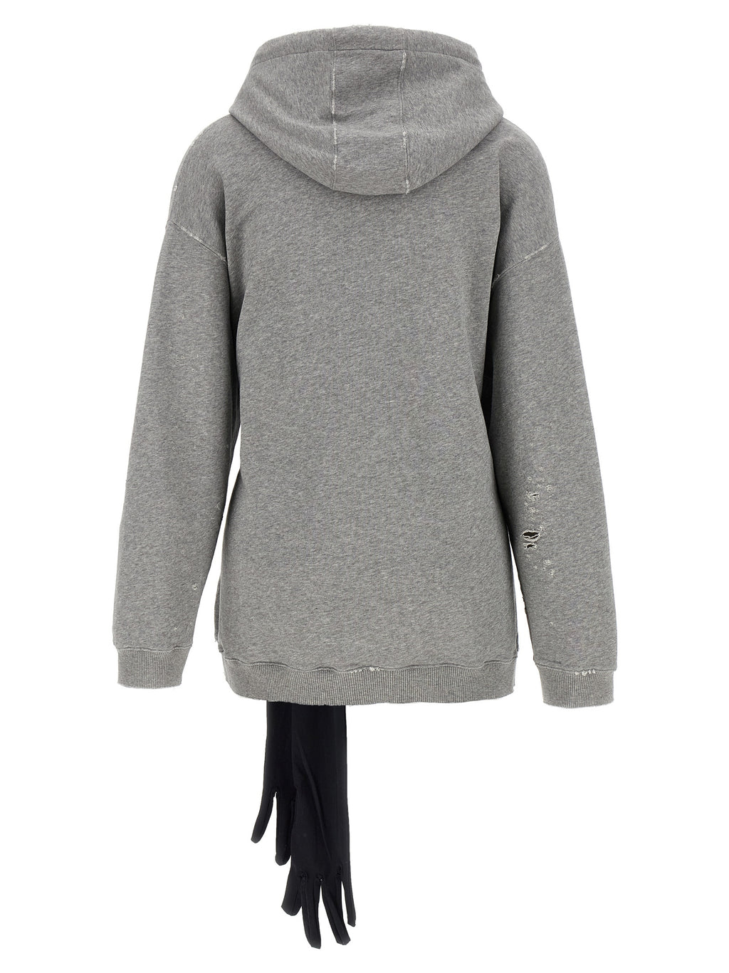 Mm6 Maison Margiela Hoodie Dress With Gloves